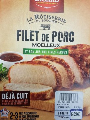 Filet de porc moelleux