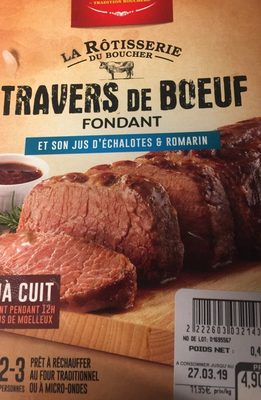 Travers de boeuf fondant