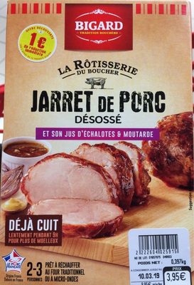 Jarret de porc désossé