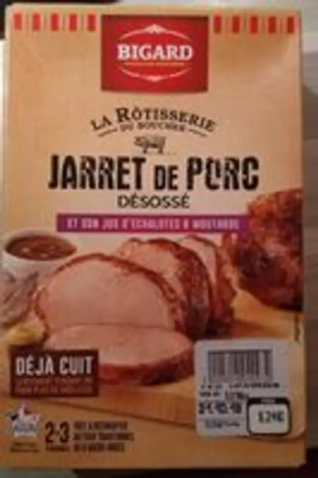 Jarret de porc désossé