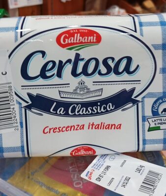 Certosa front packaging