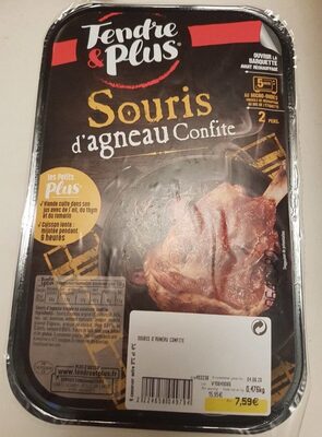 Souris d'agneau confite