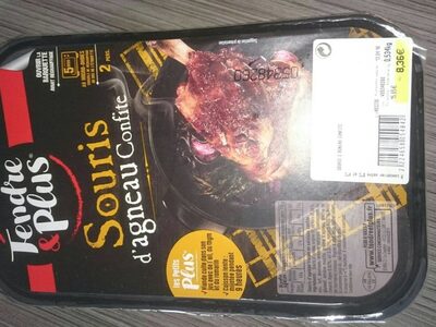 Souris d'agneau confite front packaging