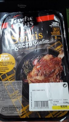 Souris d'agneau tendre et plus front packaging