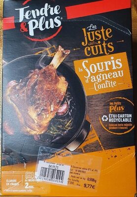 La souris d'agneau confite front packaging