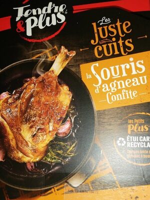 Souris d'agneau confite front packaging