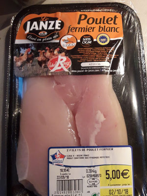 poulet fermier blanc