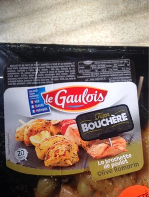 Brochette de poulet olive romarin