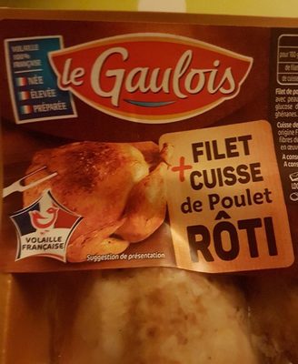 Filet de cuisse de poulet roti