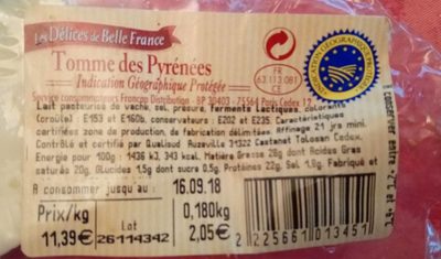 Tomme des Pyrénées