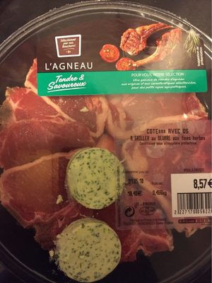 Cotes d'agneau avec os