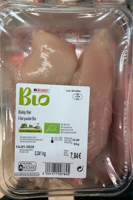 Filets Poulet bio front packaging