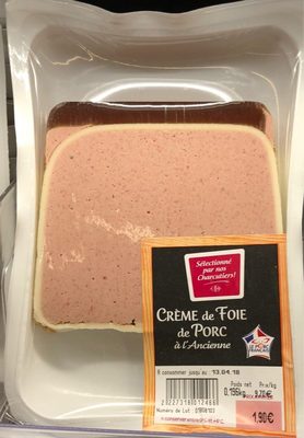 Pate de foie porc front packaging