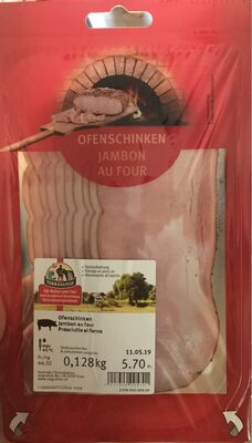 Jambon au four front packaging