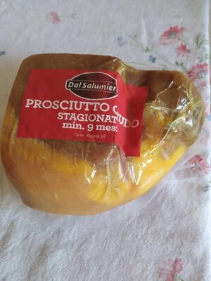 Prosciutto crudo stagionato front packaging