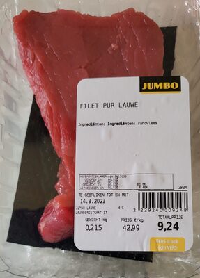 Filet pur lauwe
