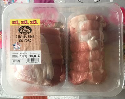 2 rotis filet de porc front packaging