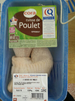 cuisse de poulet front packaging