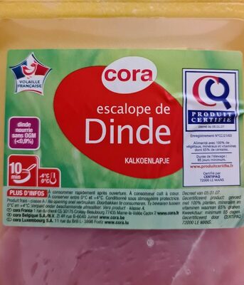 Escalope de dinde