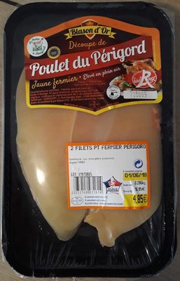 Découpe de Poulet du Périgord jaune fermier