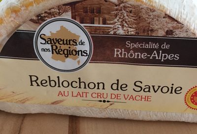 Reblochon de savoie au lait cru front packaging