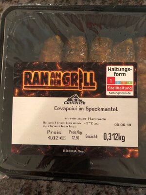 Cevapcici im Speckmantel