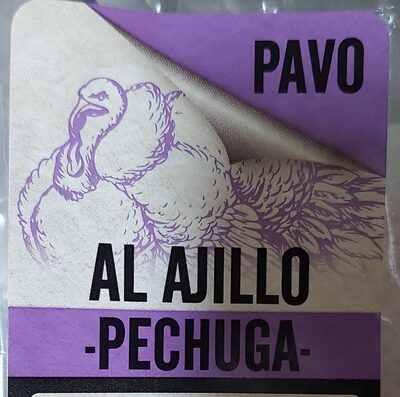Pechuga pavo al ajillo front packaging