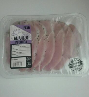 Pavo al ajillo pechuga