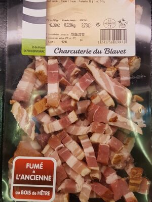 Lardons fumés supérieurs front packaging