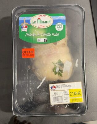 Roti de chapon farce forestiere halal