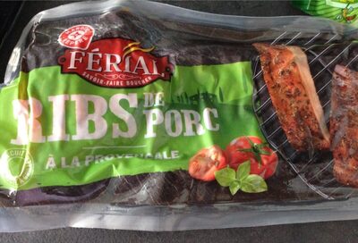 Ribs de porc à la provençale front packaging