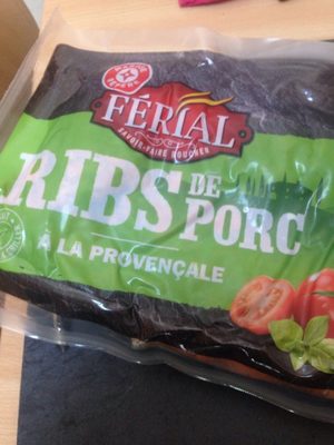 Ribs de porc à la provençale front packaging