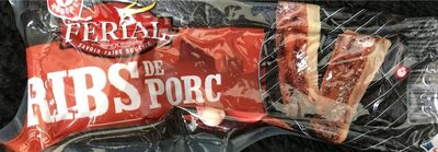 Ribs de Porc sauce barbecue front packaging