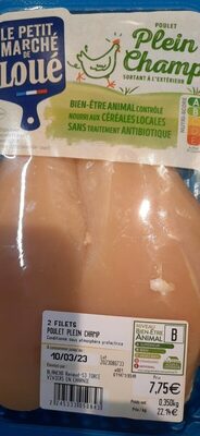 Filet de poulet front packaging