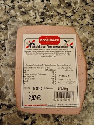 Fleischkäse Vesperscheibe
