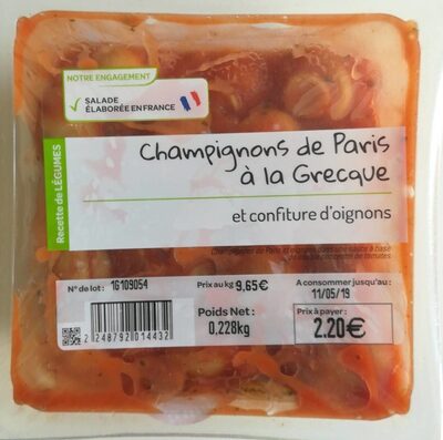 Champignons de Paris à la grecque