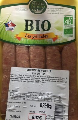 Saucisse de volaille
