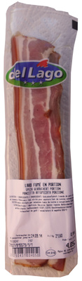 Lard fumé en portion