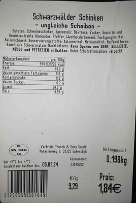 Schwarzwäldee Schinken