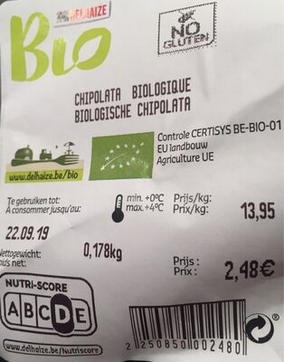 Chipolata Biologique