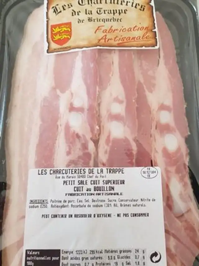 Petit sale cuit supérieur