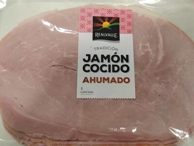 Jamon cocido ahumado front packaging