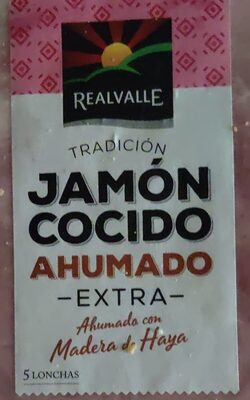 Jamón cocido ahumado front packaging