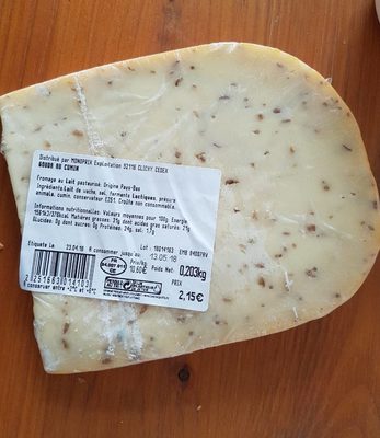 Gouda au cumin front packaging