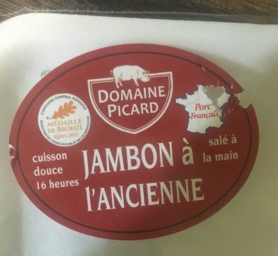 Jambon à l'ancienne front packaging