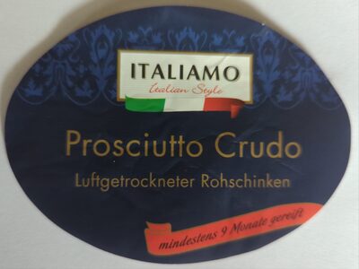Prosciutto Crudo front packaging