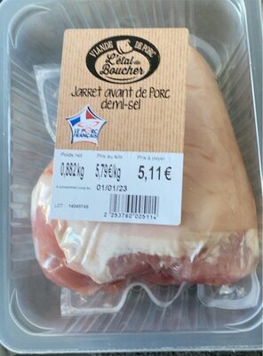 Jarret de porc demi-sel