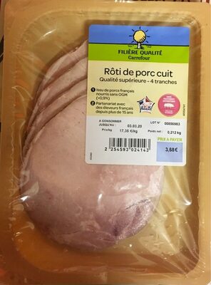 Roti de porc cuit