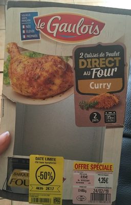 Cuisses de poulet curry