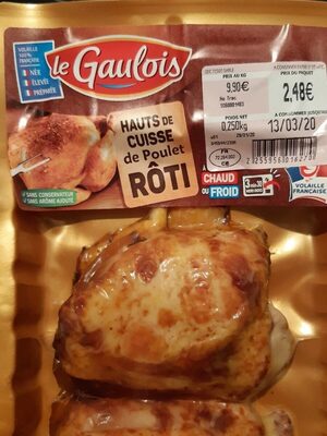 Hauts de cuisse de poulet rôti